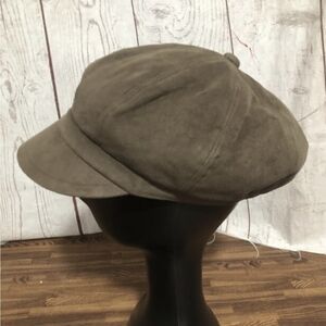 Olive green Newsboy Cap